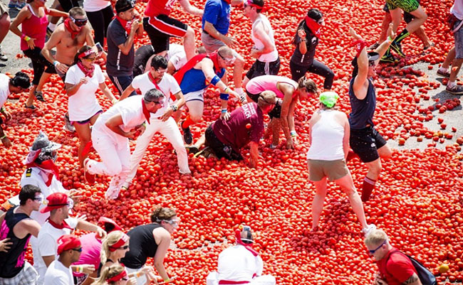 Khám phá lễ hội Cà chua Tây Ban Nha độc đáo có một không hai