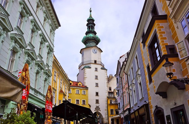 du lịch Bratislava - cổng Michael