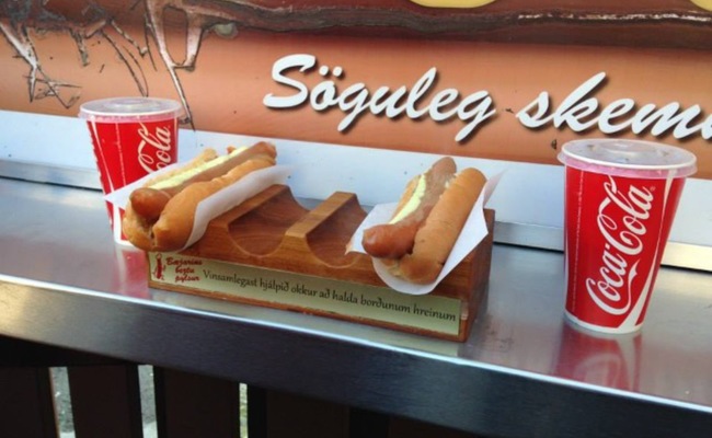 du lịch Iceland - hot dog