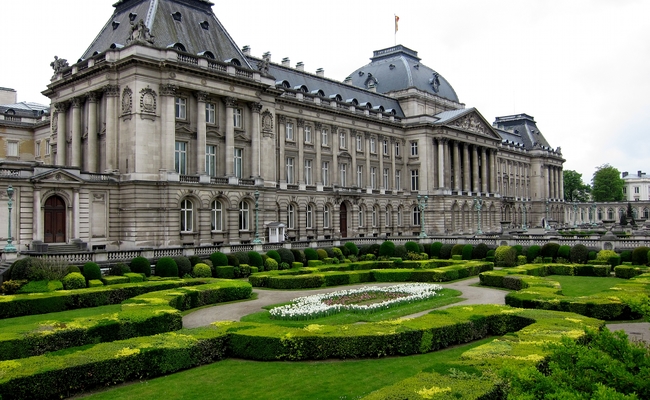 thành phố bruxelles bỉ - cung điện hoàng gia