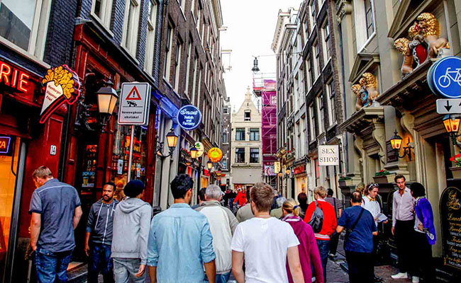 Phố đèn đỏ Hà Lan : Kinh nghiệm du lịch Phố đèn đỏ ở Amsterdam