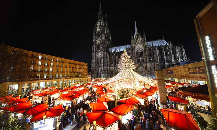 Nhà thờ lớn Cologne vào dịp Giáng Sinh