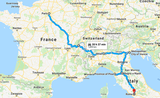 Tour Pháp – Thụy Sỹ – Ý – Vatican 10 NGÀY bay QR lịch KH 2020