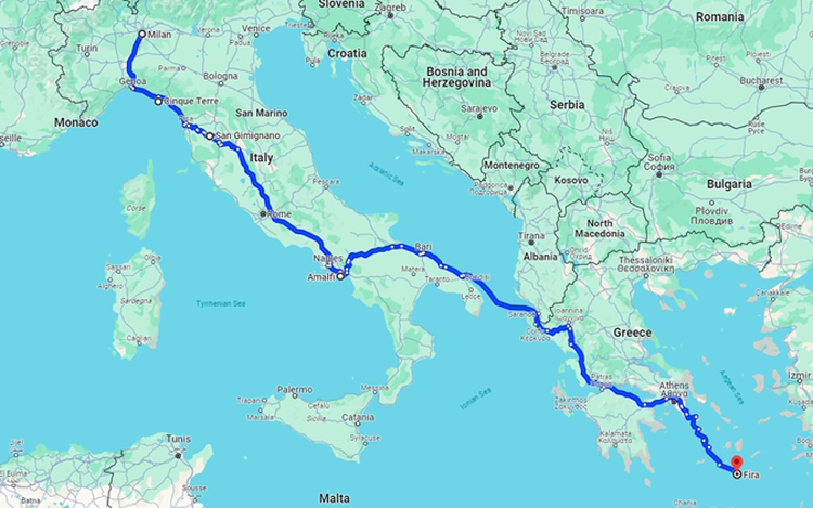 Tour trọn gói 2024 Ý – Hy Lạp