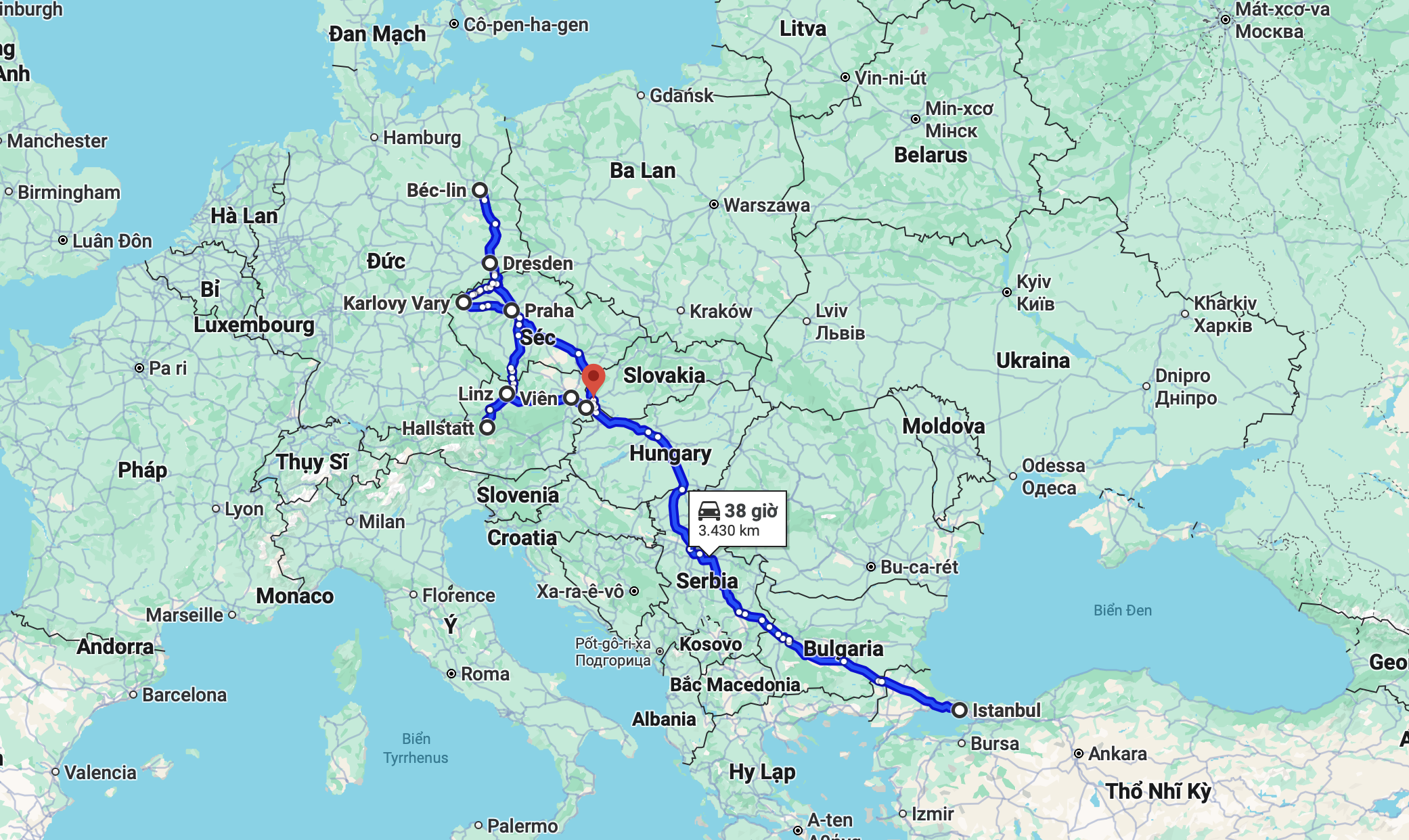 Tour trọn gói 2025 ĐỨC – SÉC – ÁO – SLOVAKIA – HUNGARY 10 ngày