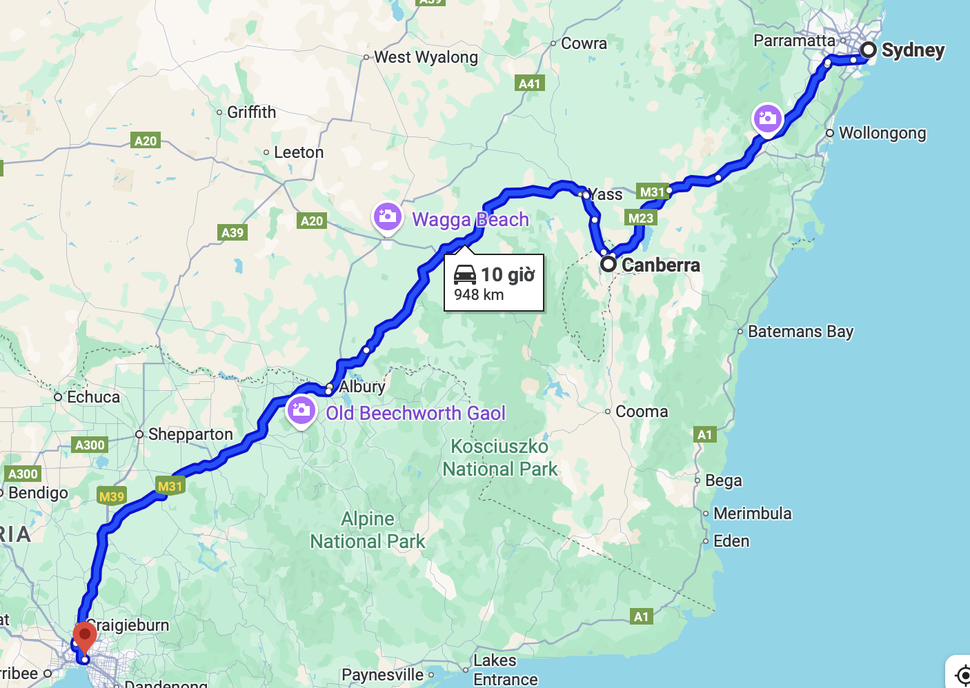 TOUR TRỌN GÓI ÚC Chất lượng cao 2025: HÀ NỘI – SYDNEY – CANBERRA – MELBOURNE – HÀ NỘI 7N6Đ