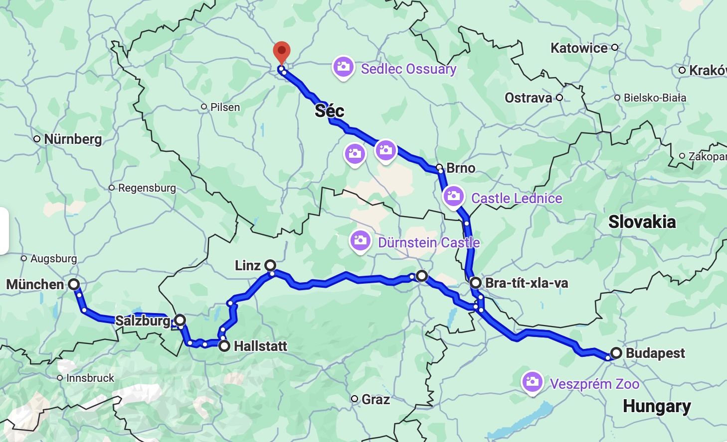 Tour trọn gói ĐÔNG ÂU 2025: ĐỨC – ÁO – HUNGARY – SÉC 10 ngày