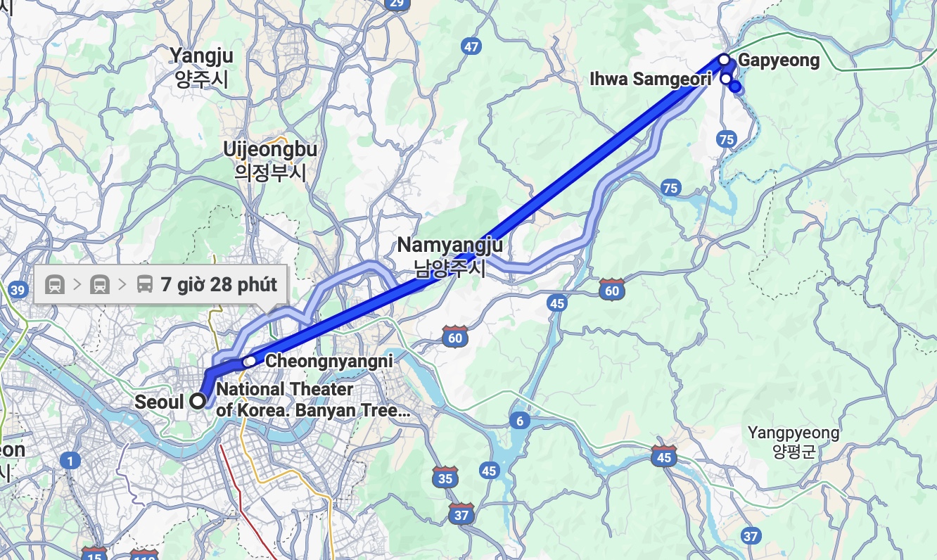 Tour Hàn Quốc 2025 HÀ NỘI – SEOUL – NAMI – EVERLAND – HÁI LÊ/TÁO 5N4Đ