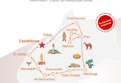 TOUR GHÉP MA RỐC 2025 (9 ngày 9 đêm)