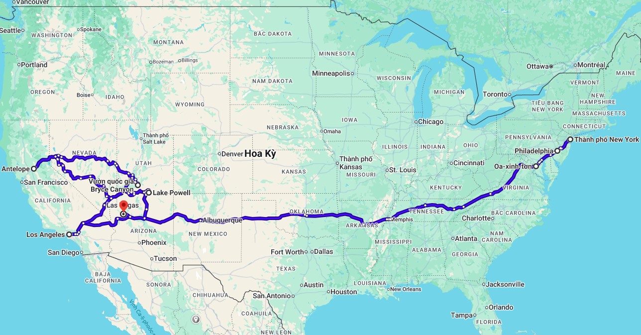 Hành Trình DI SẢN & Kỳ Quan NƯỚC MỸ 10n9d