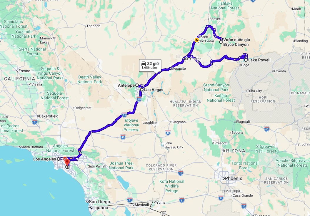 Khám phá DI SẢN & BIỂU TƯỢNG BỜ TÂY HOA KỲ 7N6Đ