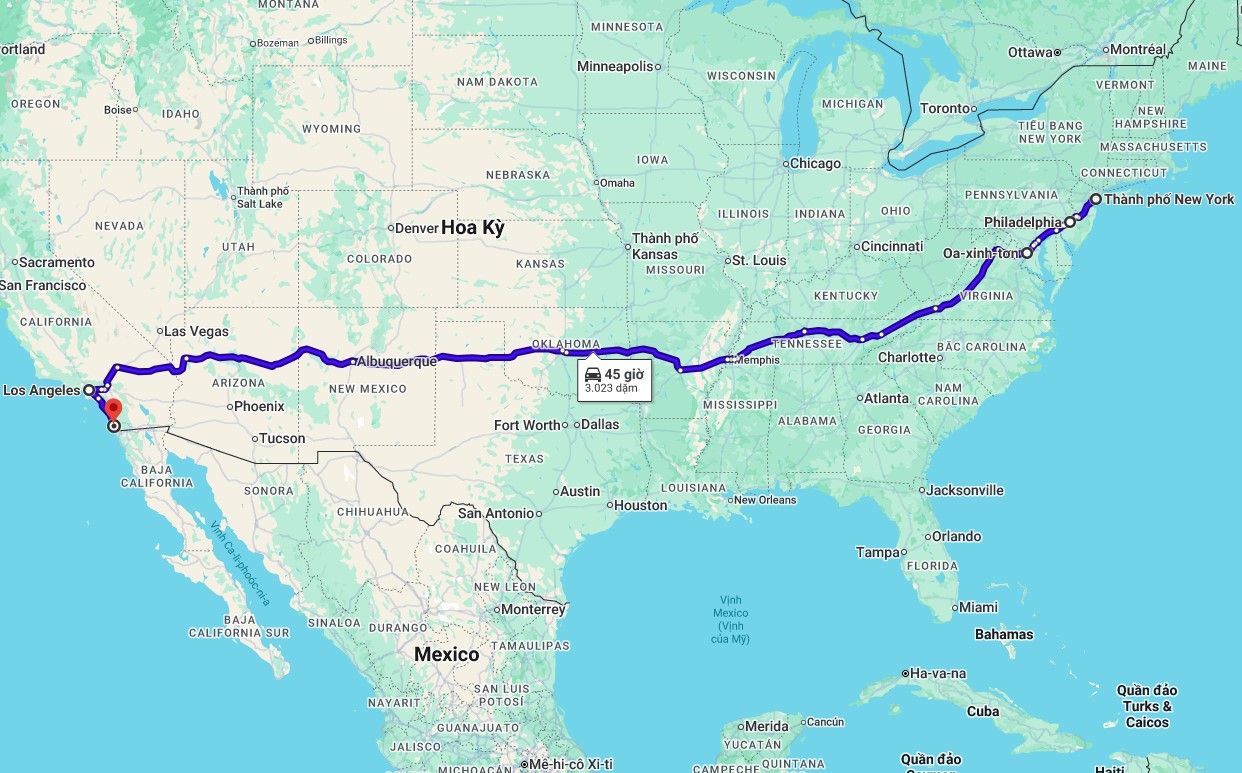 Khám phá 2 bờ ĐÔNG – TÂY HOA KỲ – 10N9Đ