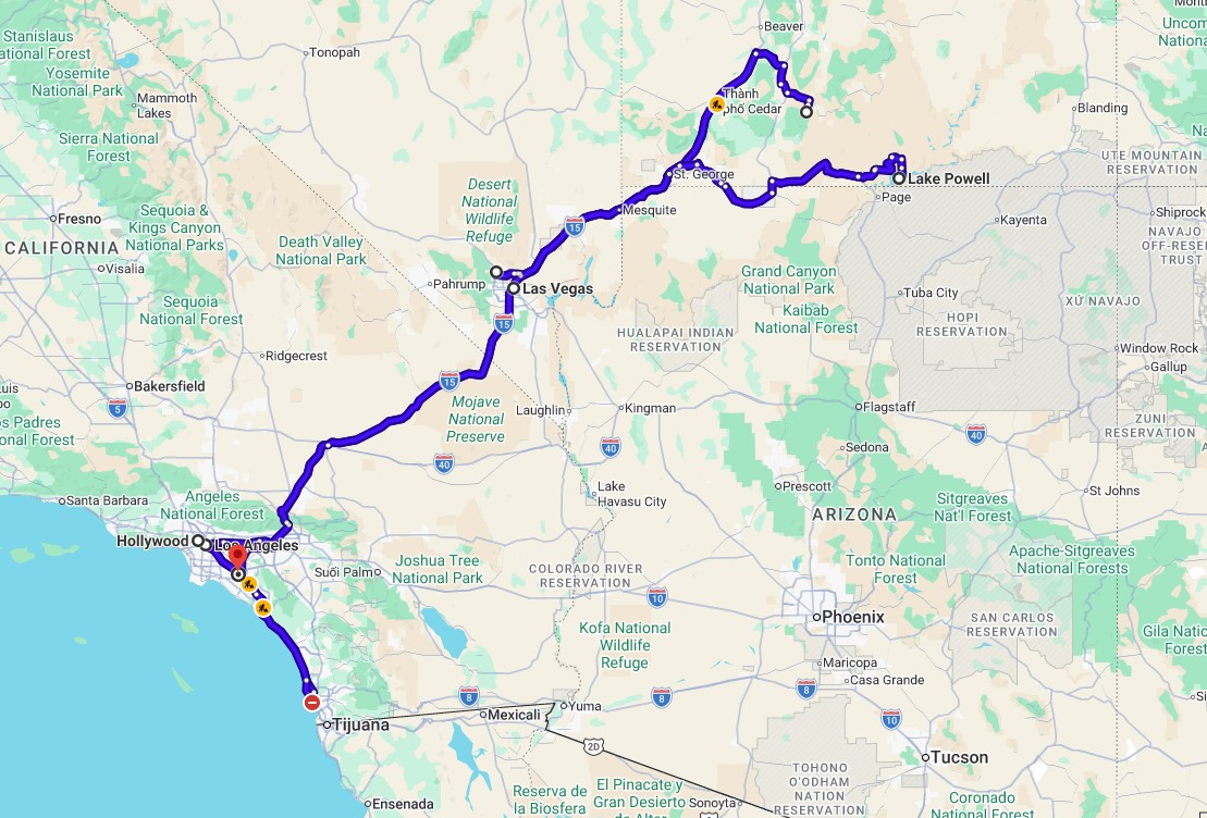 CARAVAN CHINH PHỤC BỜ TÂY NƯỚC MỸ 2026 – 9N8Đ